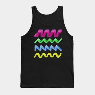 Synth Waveform of Synthesizer Tank Top